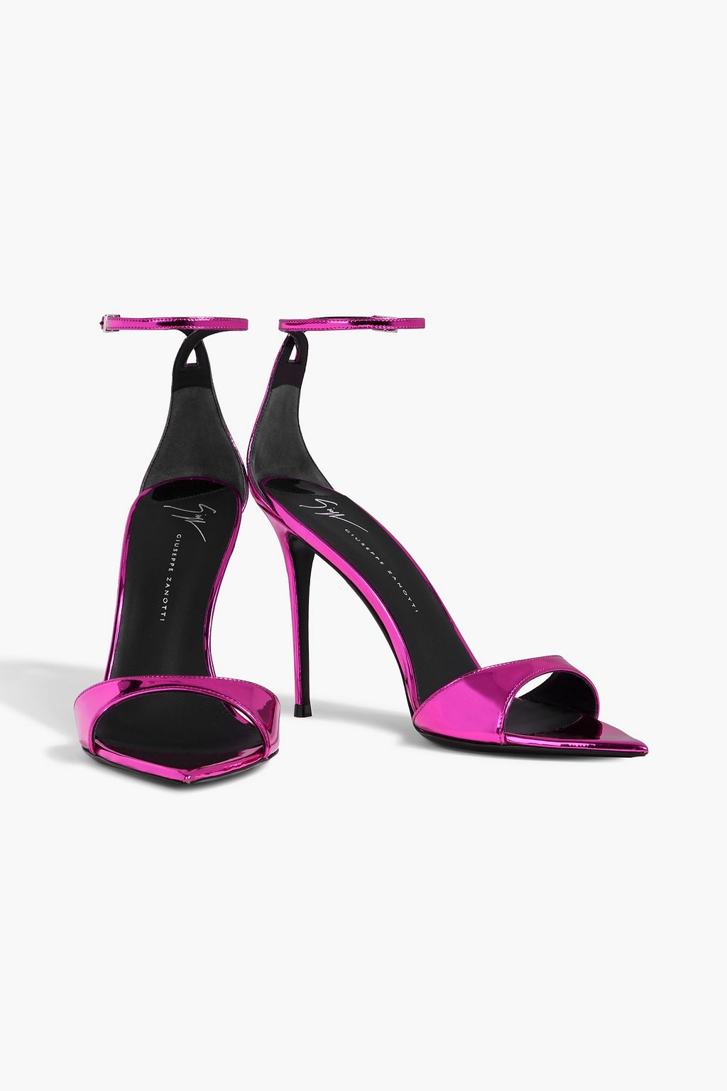 GIUSEPPE ZANOTTI Intriigo Strap 105 mirrored sandals