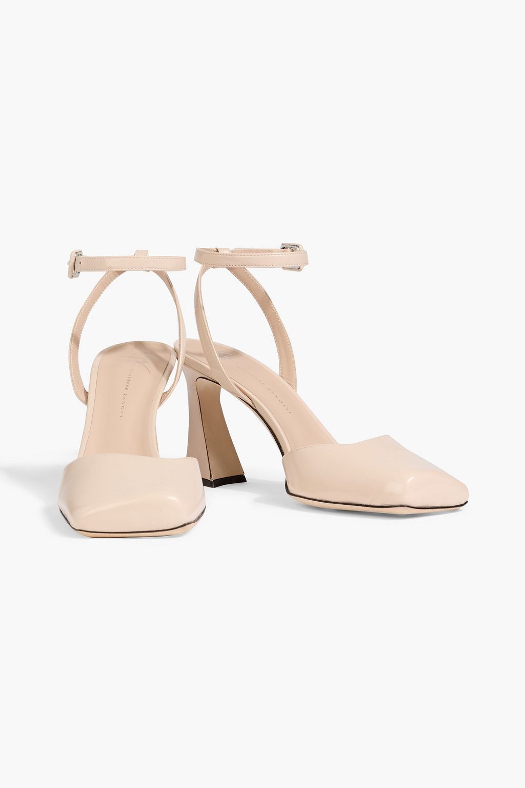 GIUSEPPE ZANOTTI Olivhe leather pumps