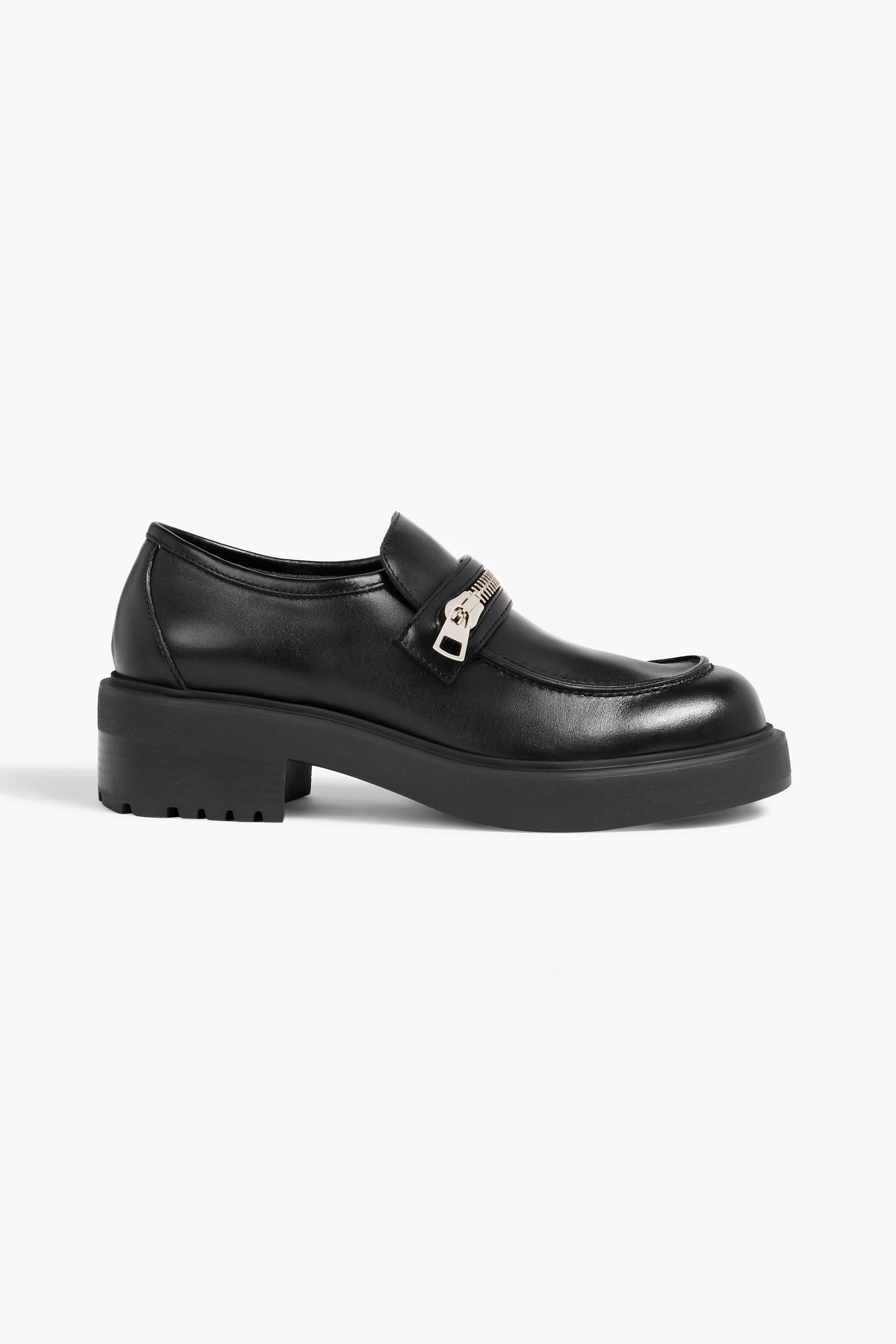 Giuseppe Zanotti Murphie zip-detailed leather loafers
