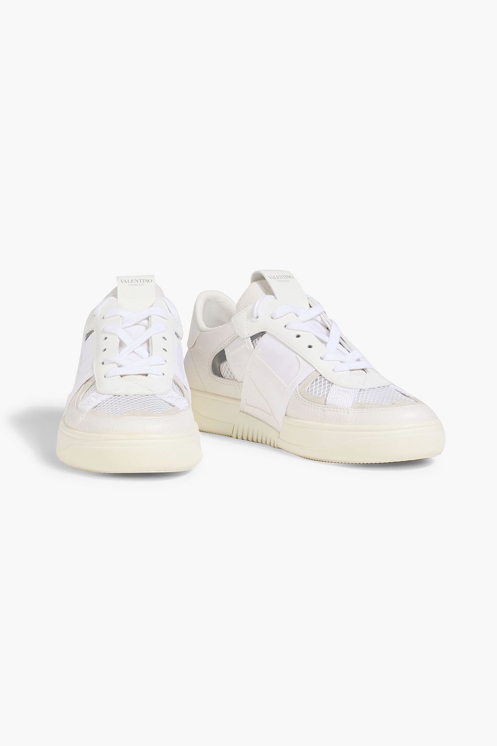 VALENTINO GARAVANI VL7N mesh, smooth and pebbled-leather sneakers