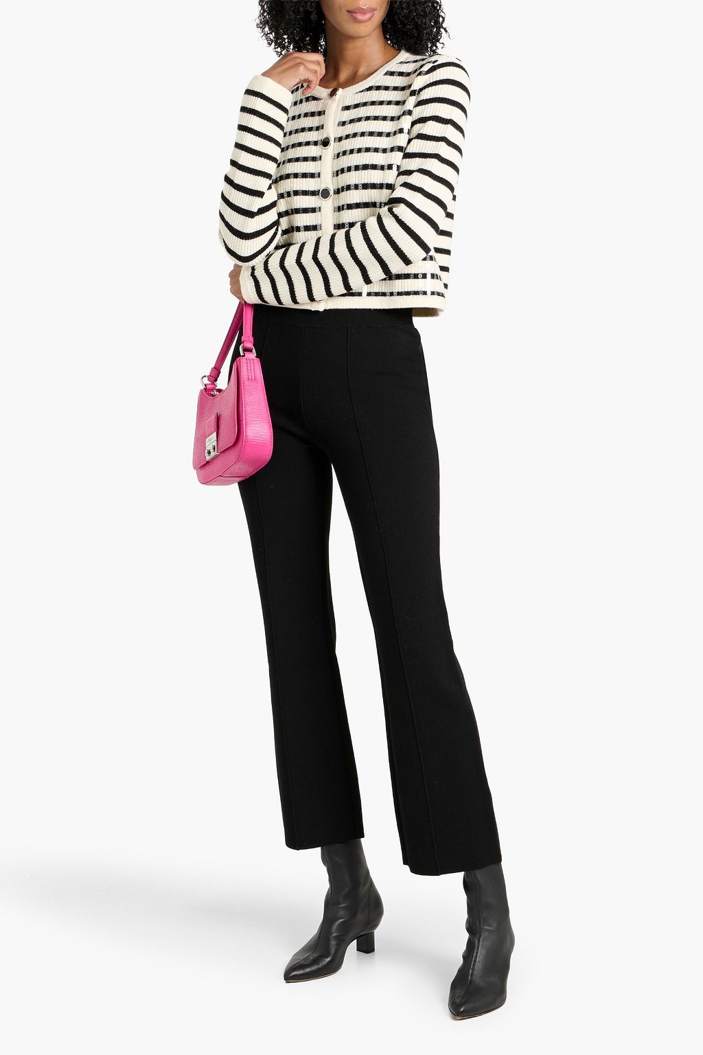 VERONICA BEARD Bray stretch-knit flared pants