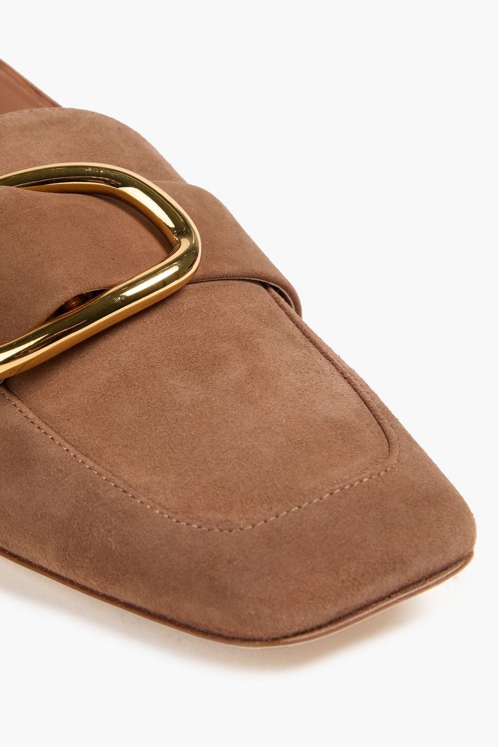 RUPERT SANDERSON Chelsea embellished suede loafers