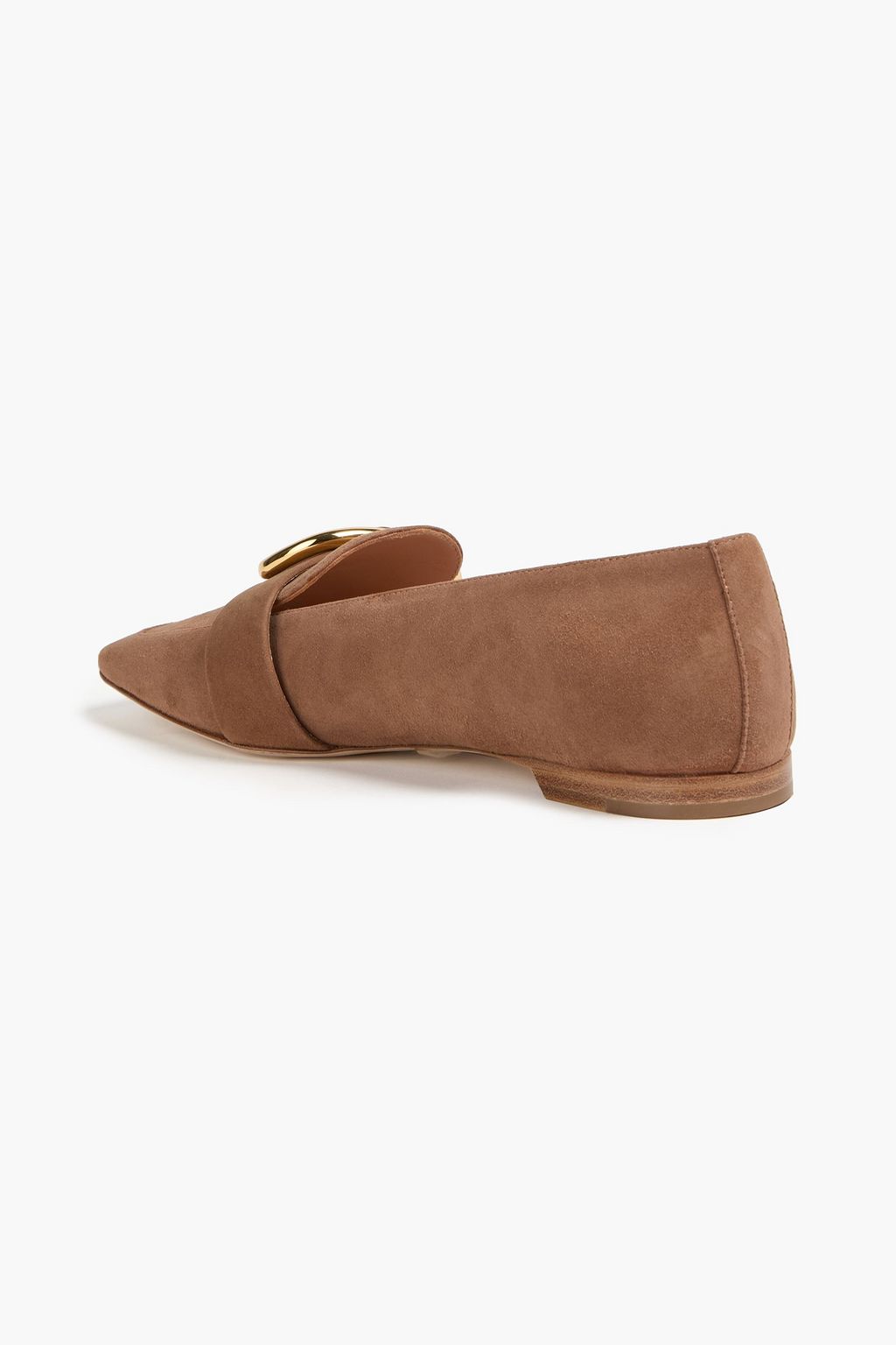 RUPERT SANDERSON Chelsea embellished suede loafers