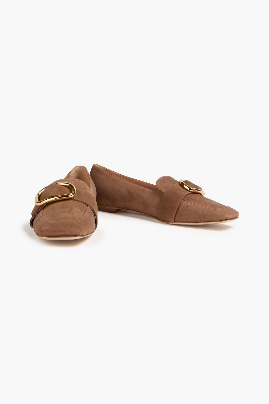 RUPERT SANDERSON Chelsea embellished suede loafers