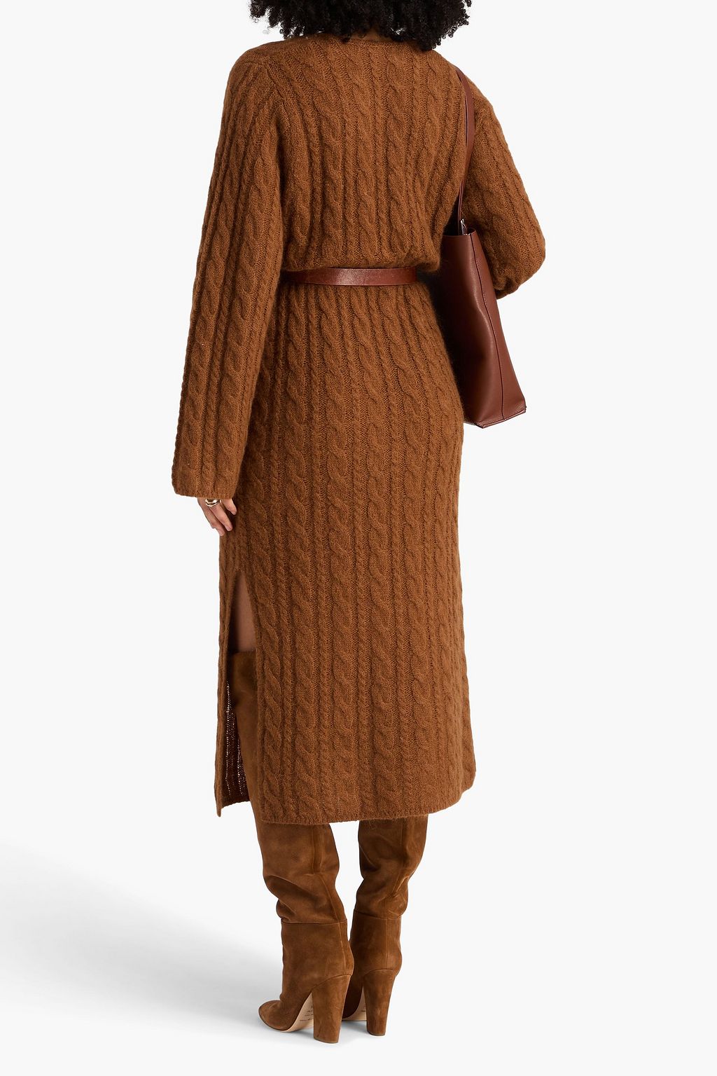 BY MALENE BIRGER Lovella cable-knit wool-blend midi dress