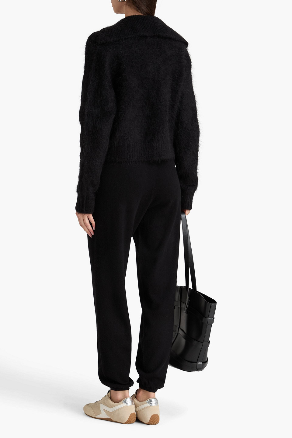  Tory Sport - Track Pants Aus Kaschmir - Schwarz - Xs 