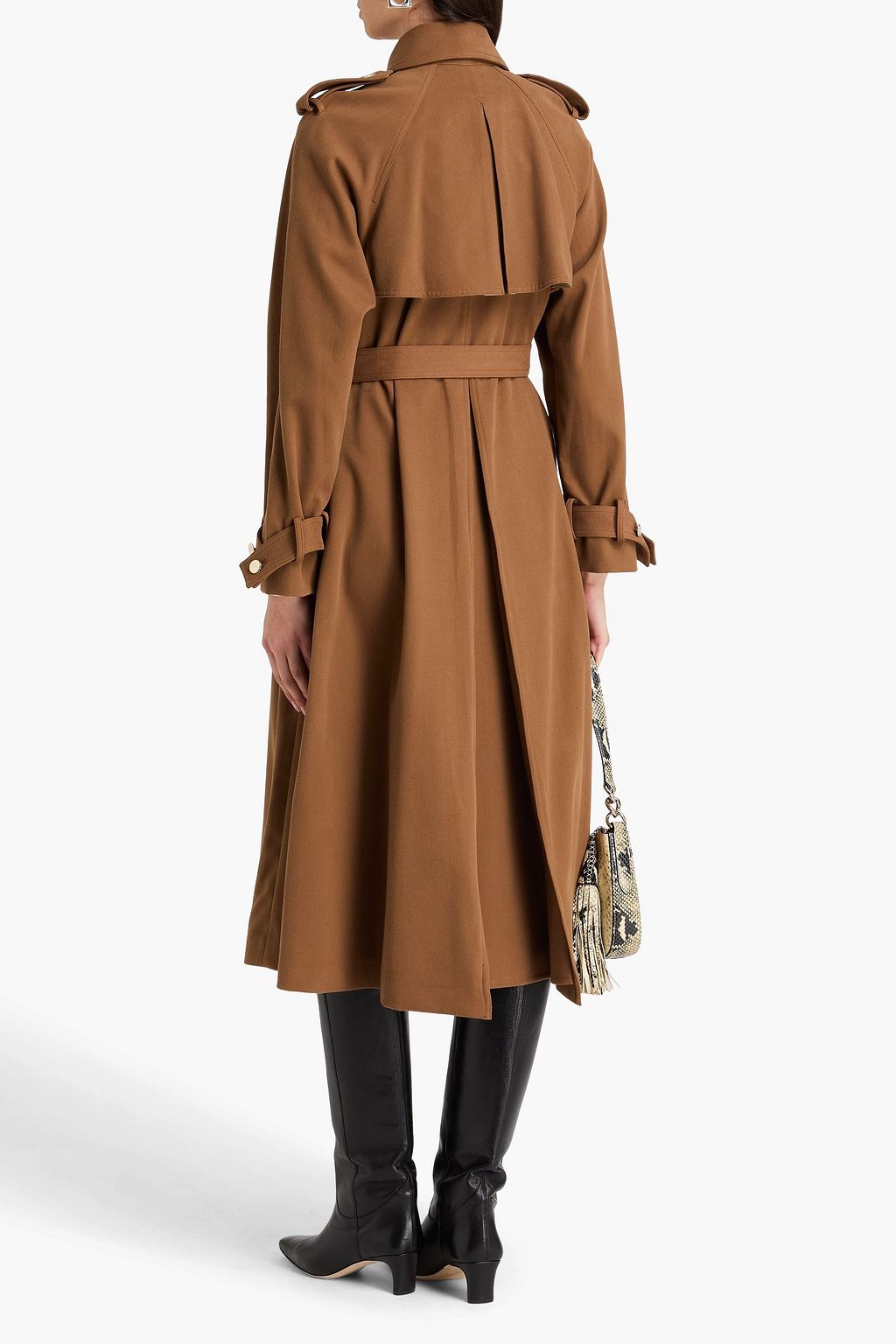 TEMPERLEY LONDON معطف ترنش "خافيير" من التويل المصنوع من مزيج الصوف والقطن