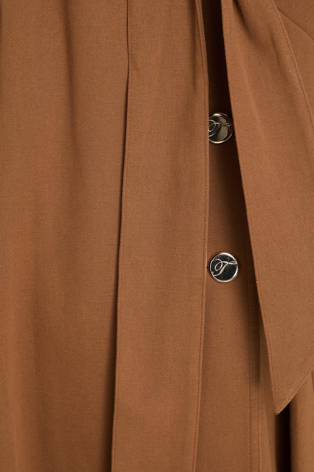 TEMPERLEY LONDON فيست "خافيير" من التويل المصنوع من مزيج الصوف والقطن مزود بحزام