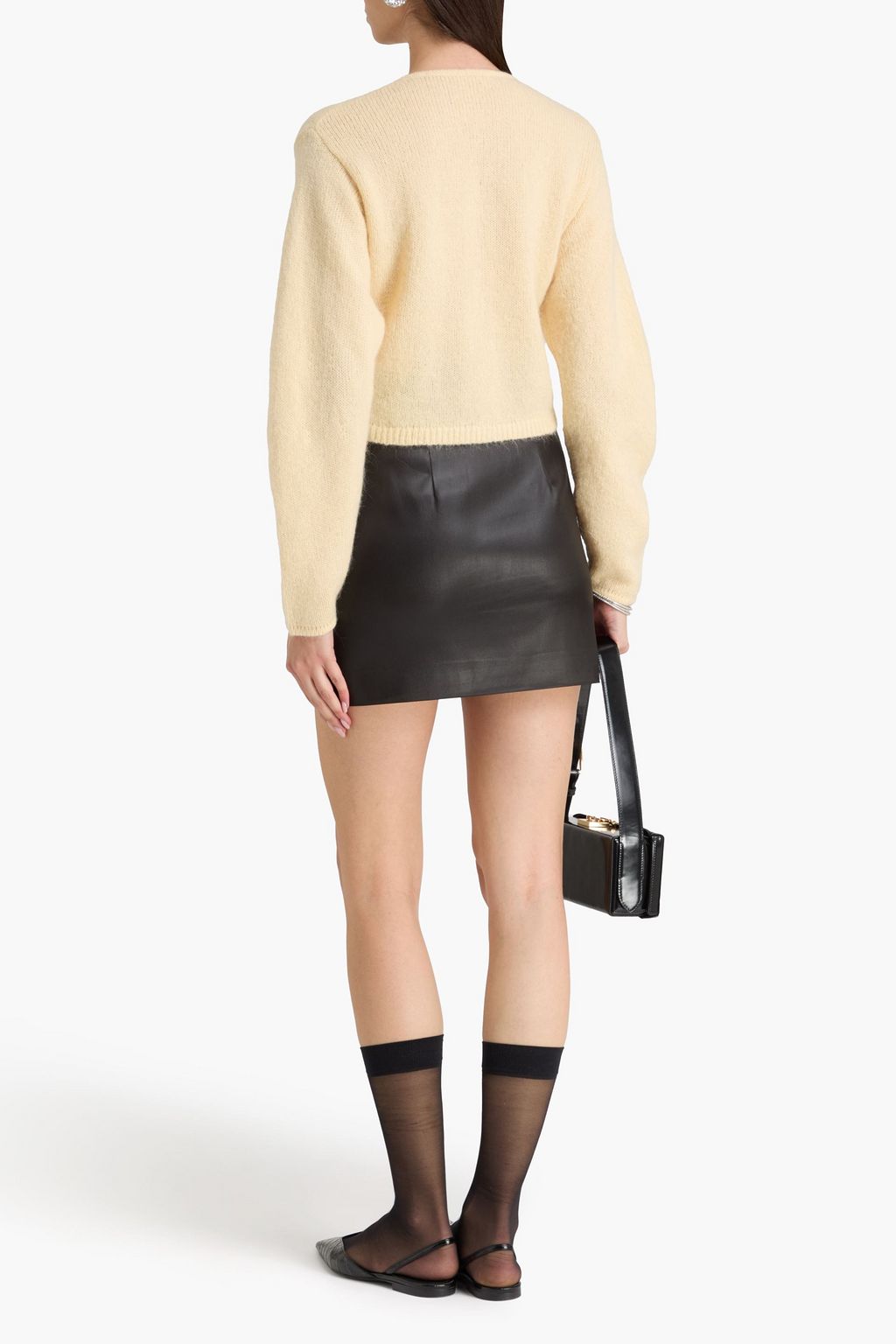 BY MALENE BIRGER Zharea cropped wool-blend cardigan