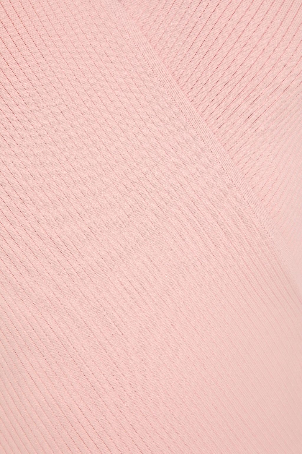 SIMKHAI リブ編みニット ラップ風トップス