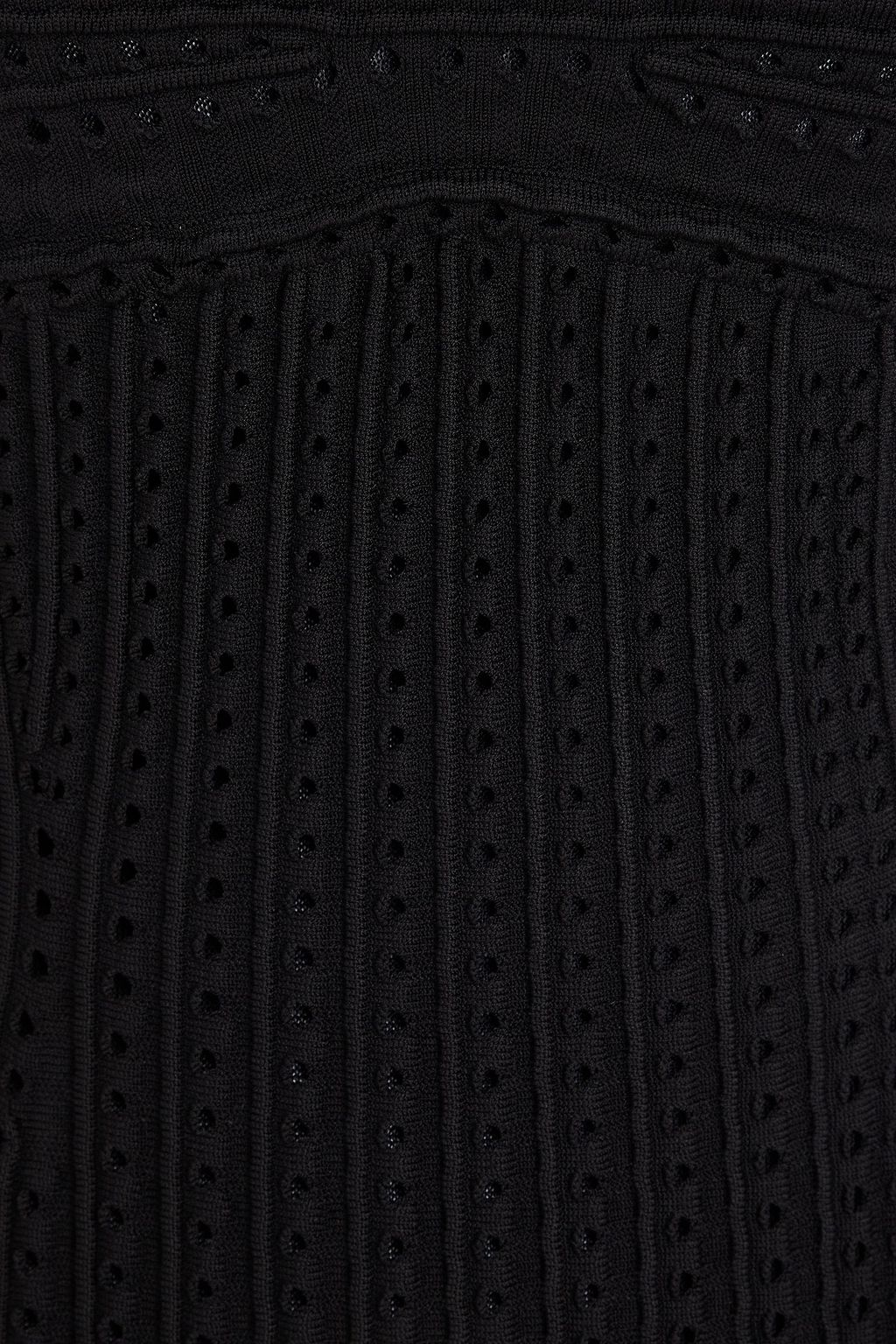 SIMKHAI Laser-cut stretch-knit mini dress