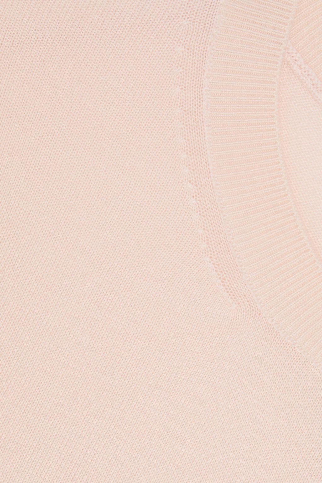 TORY BURCH بلوزة من مزيج الحرير والصوف