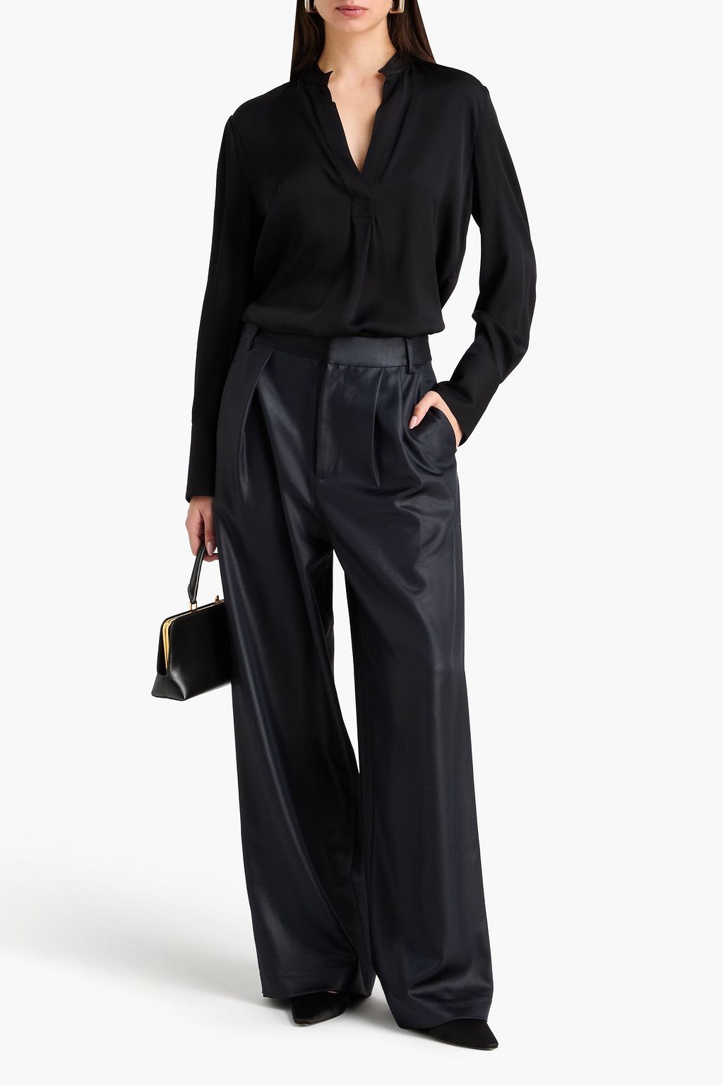 BY MALENE BIRGER تونيك من خليط الساتان والحرير