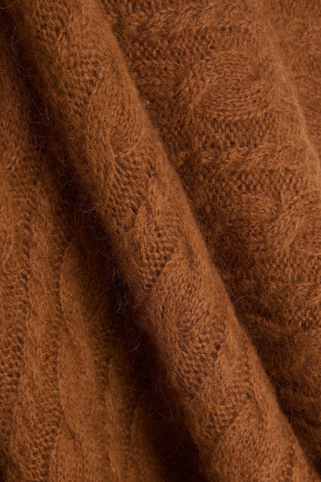 BY MALENE BIRGER ケーブルニット ウール混 ポンチョ