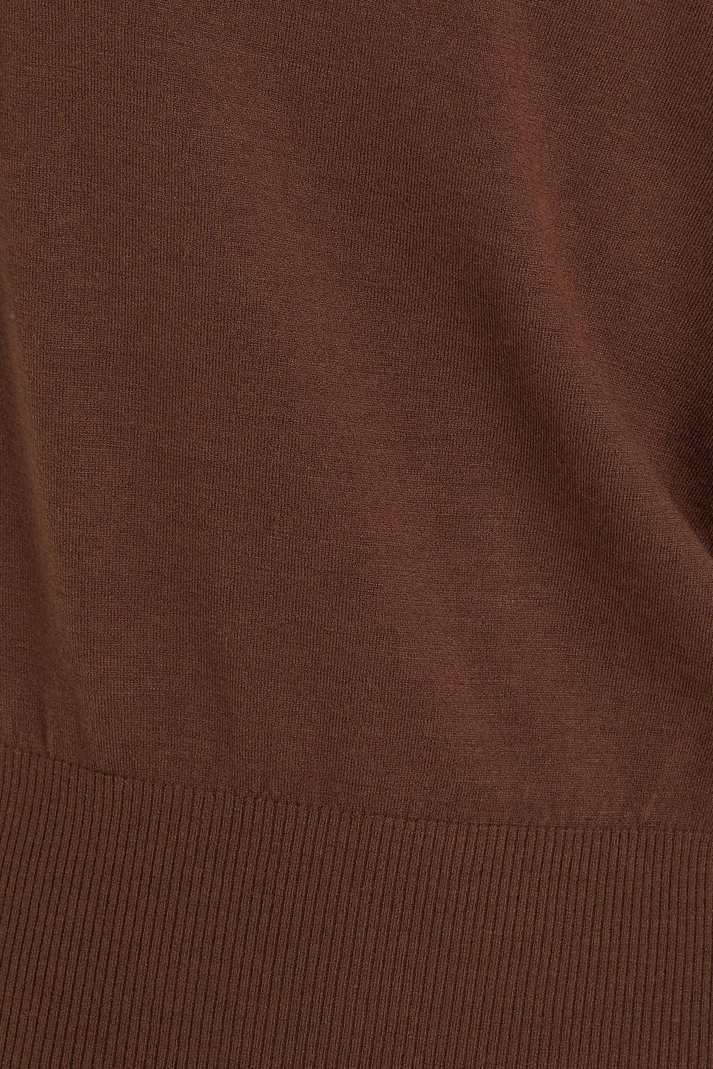 SIMKHAI One-shoulder wool-blend top