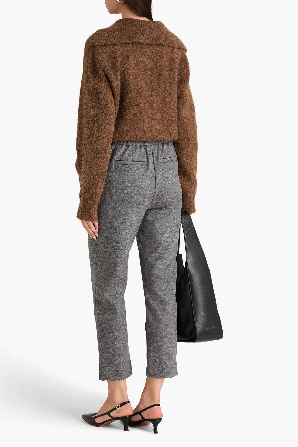 SIMKHAI Hayley cropped jersey track pants