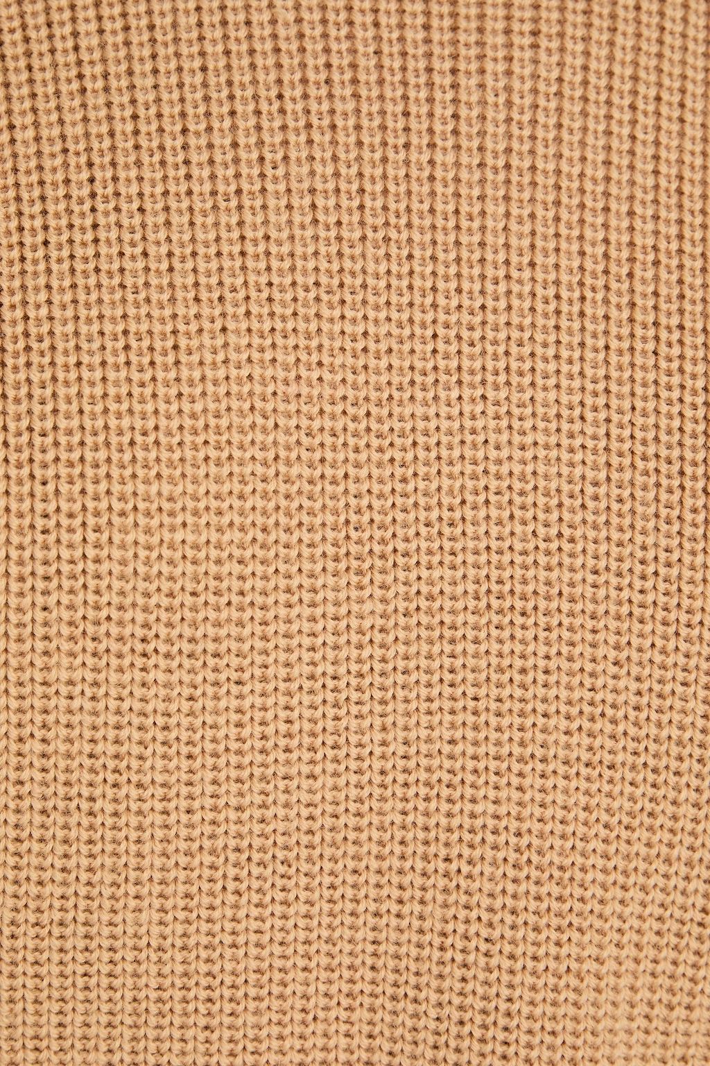 SIMKHAI Layered striped poplin and wool-blend mini dress