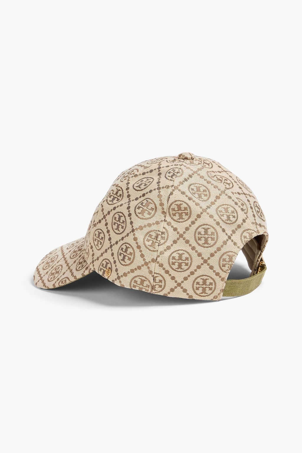 TORY BURCH قبعة بيسبول من الكنفا مزينة بطبعات