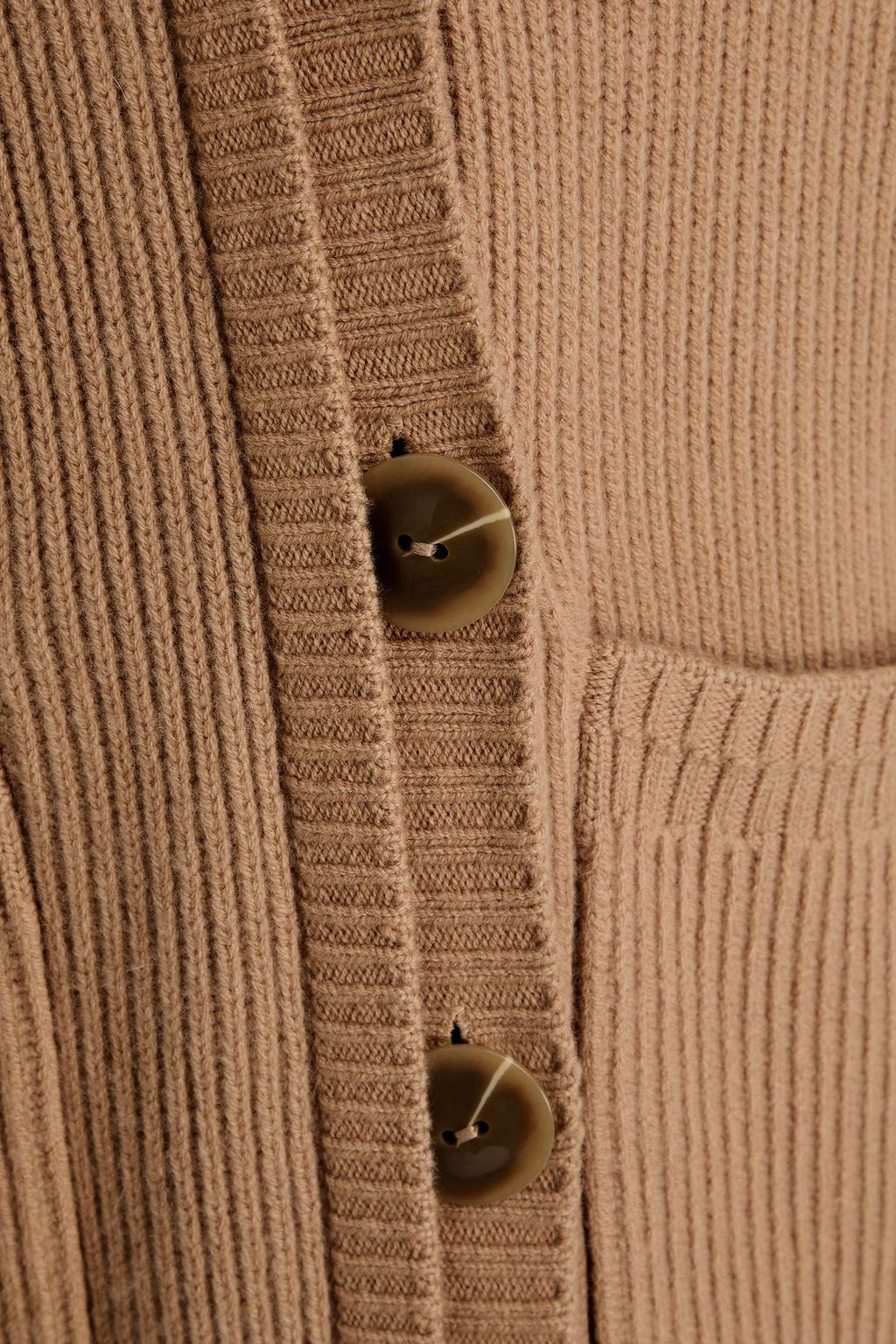 SIMKHAI Merino wool and cashmere-blend cardigan
