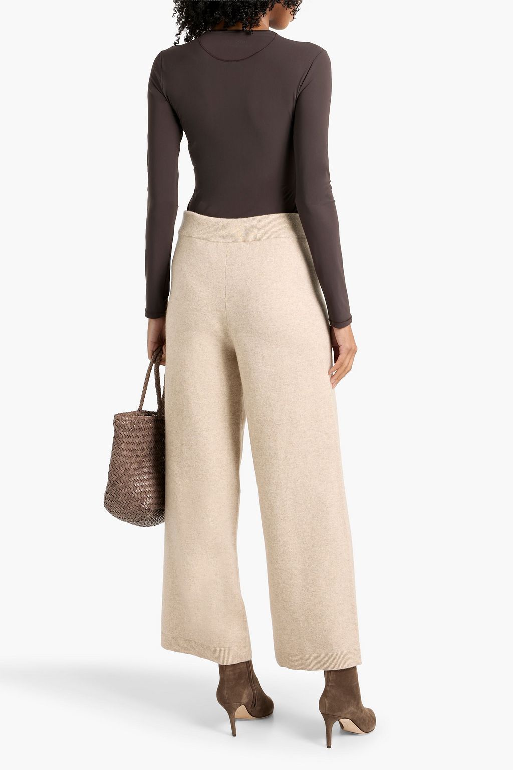VERONICA BEARD Jenkins wool-blend wide-leg pants
