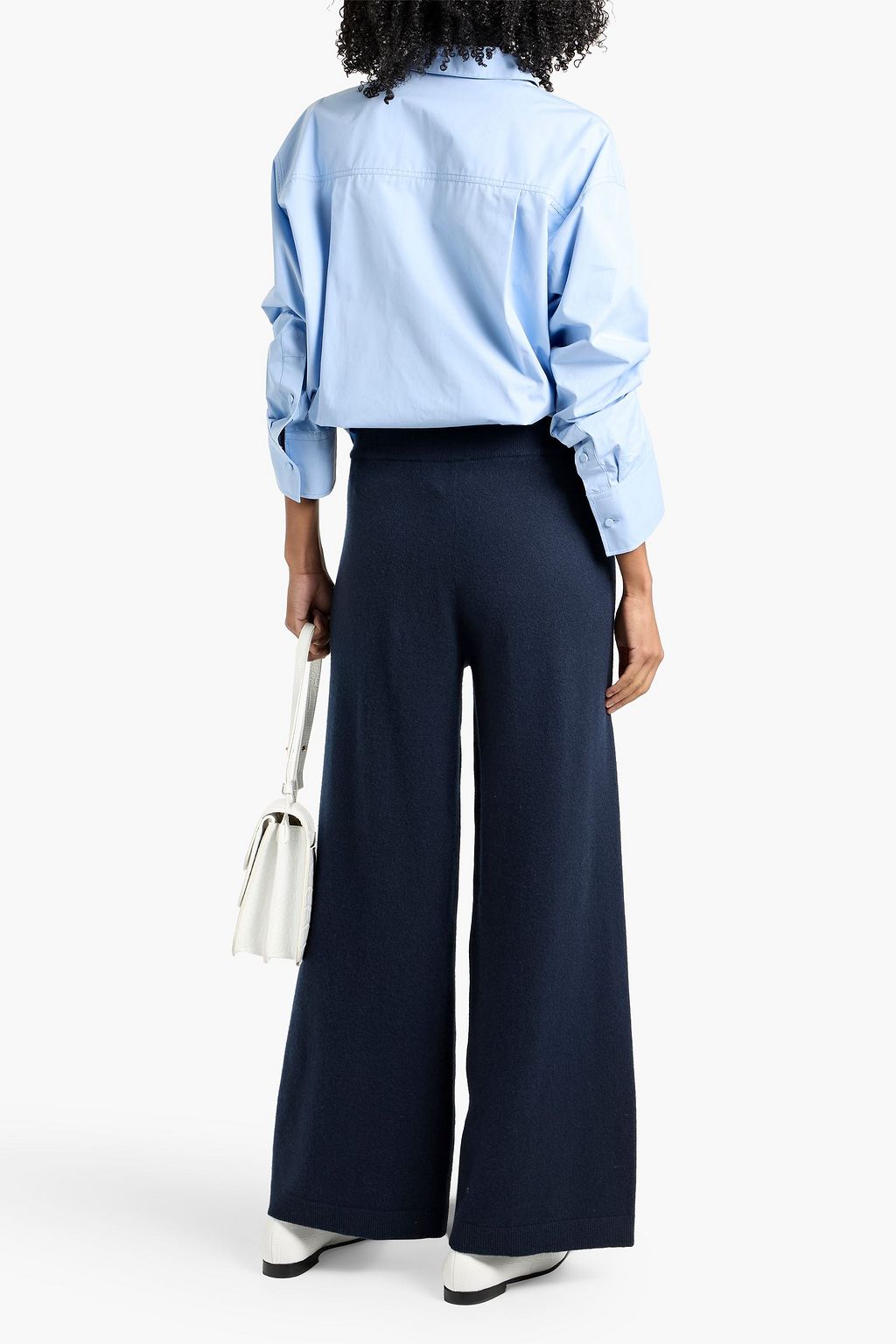 VERONICA BEARD Jenkins wool-blend wide-leg pants