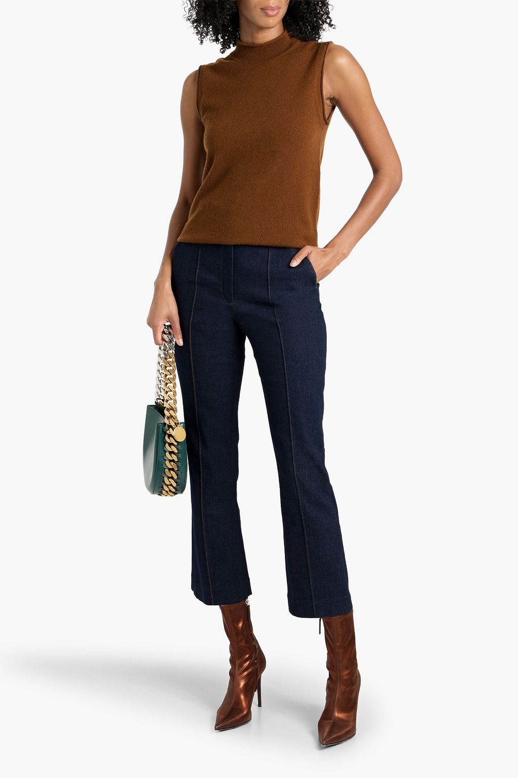 VERONICA BEARD Tani high-rise kick-flare jeans