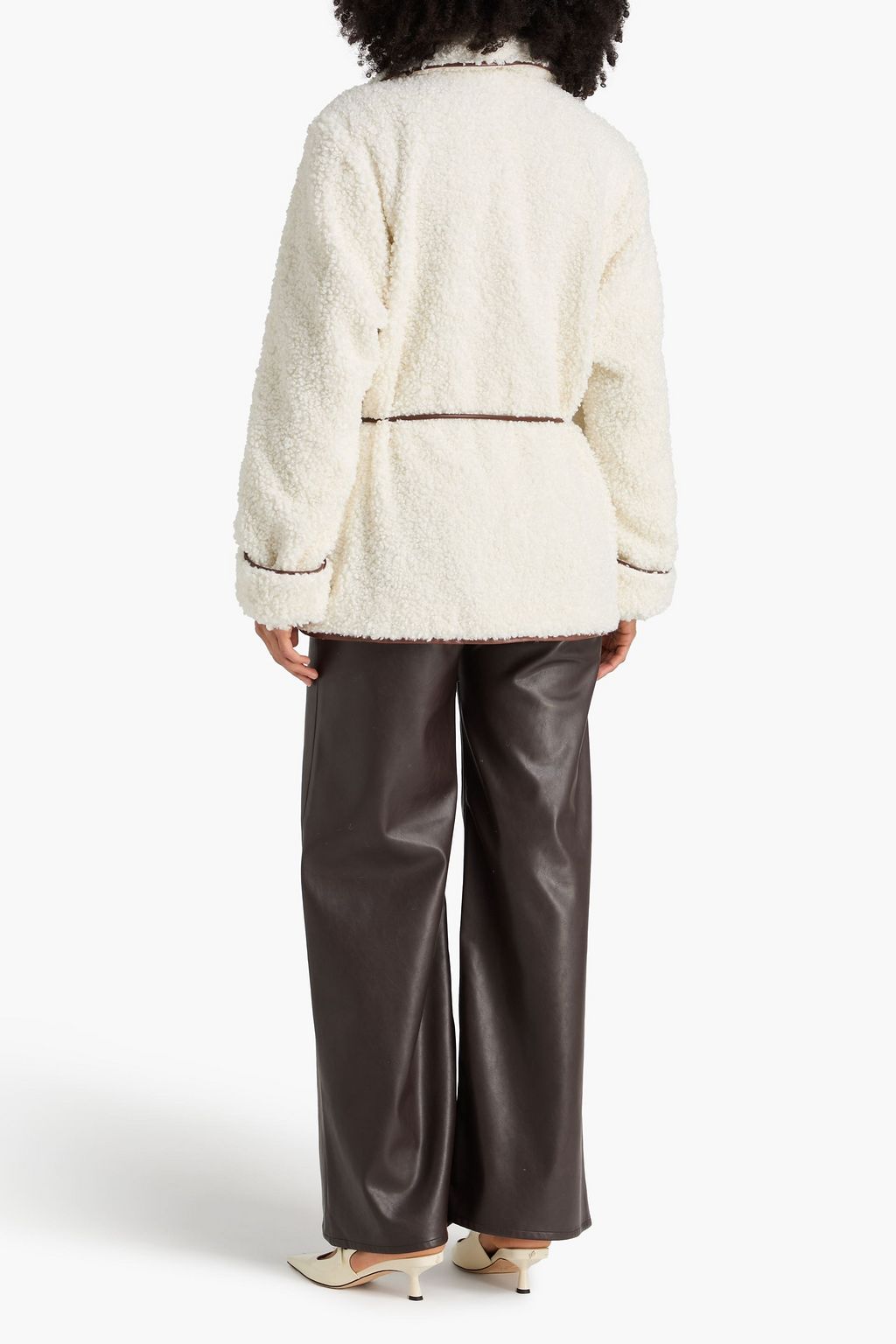 SIMKHAI Teddy fleece jacket