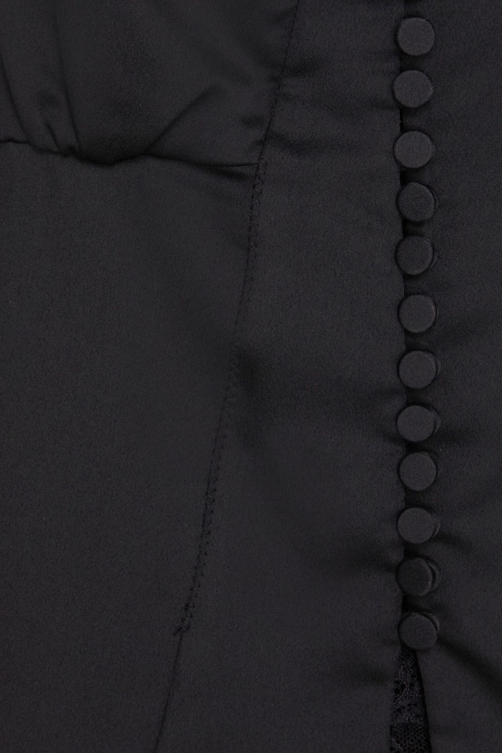 SIMKHAI 레이스 트리밍 새틴 크레이프 캐미솔