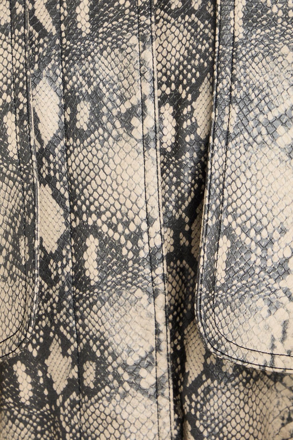 SIMKHAI Trenchcoat mit Schlangeneffekt