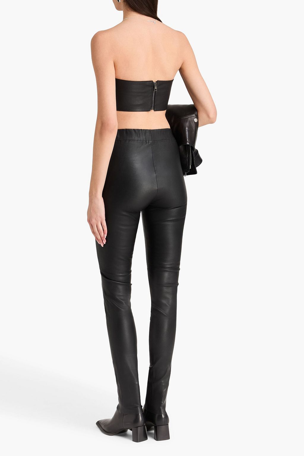 DOM GOOR Leather leggings