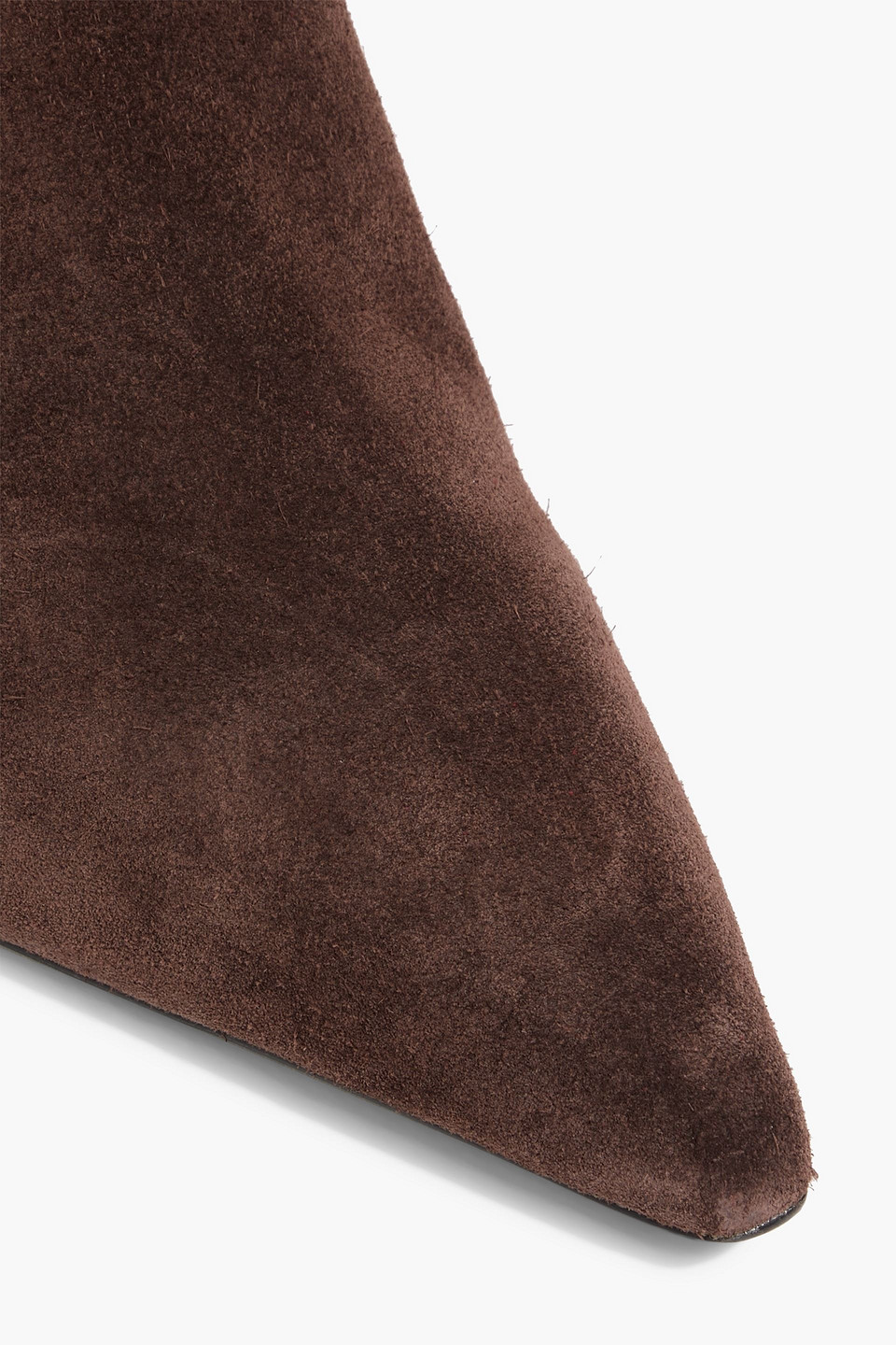 Simkhai Shadow Suede Mules In Brown