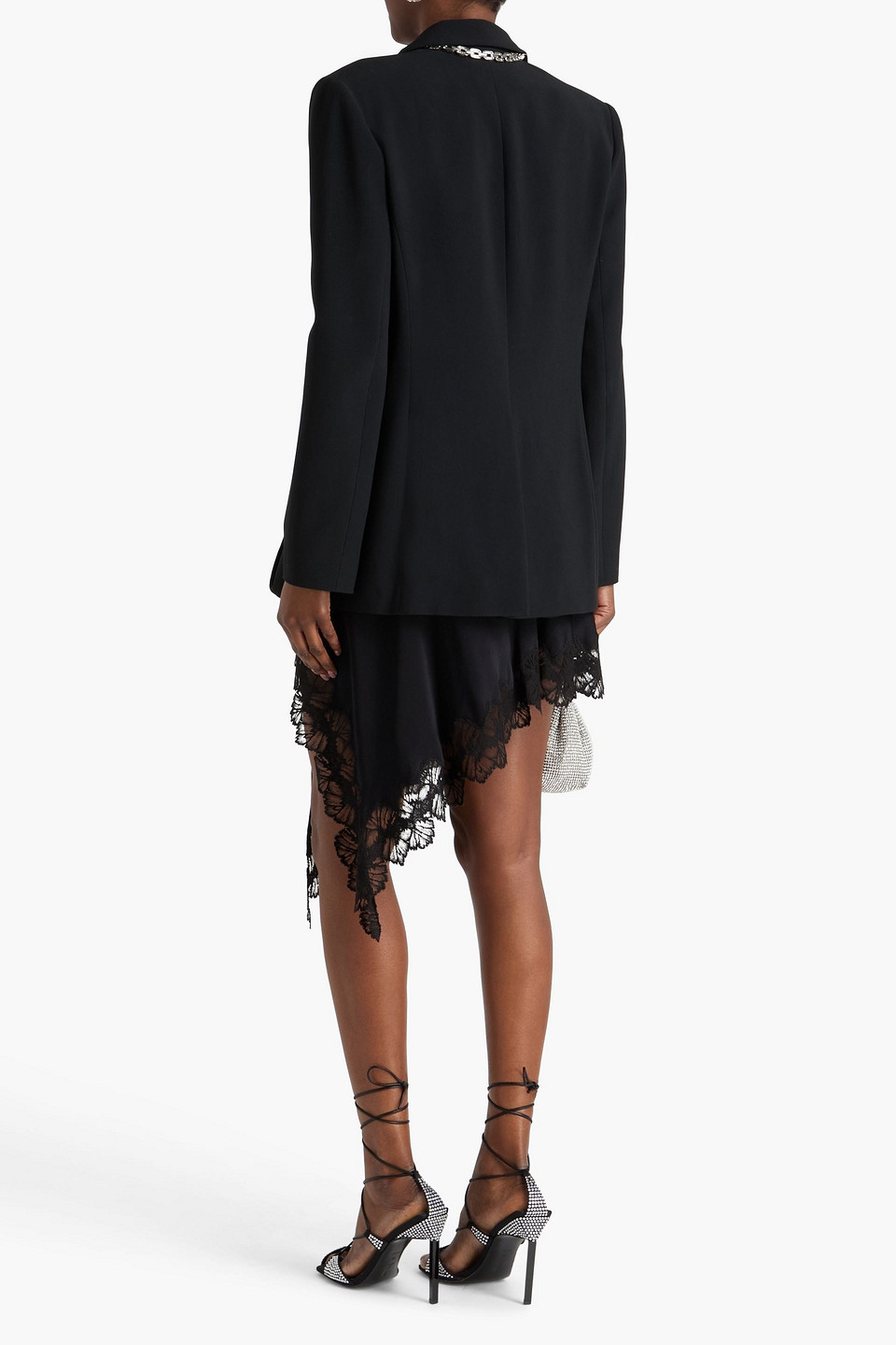  Christopher Kane - Blazer Aus Crêpe - Schwarz - It 44 