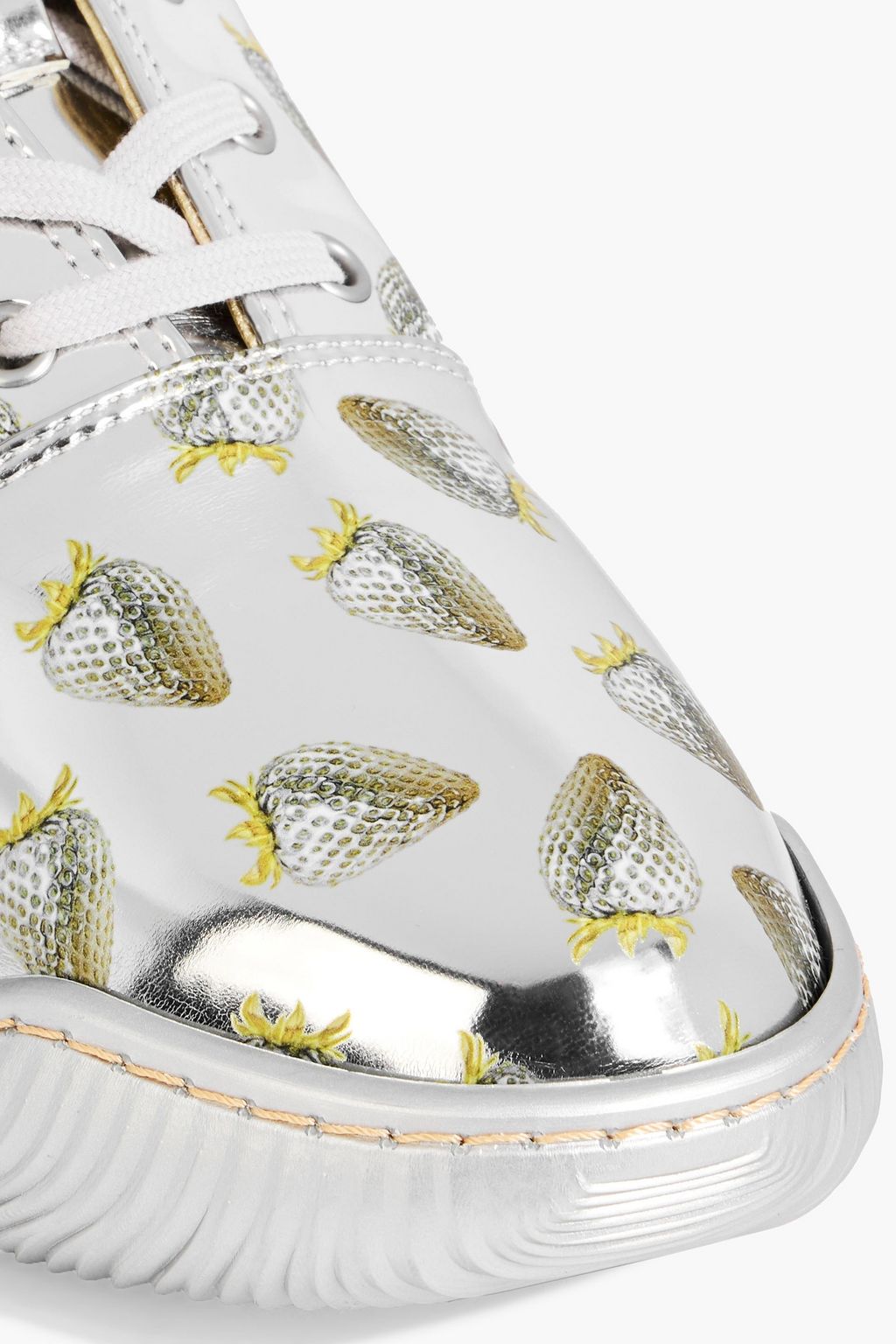 STELLA MCCARTNEY Loop printed mirrored sneakers
