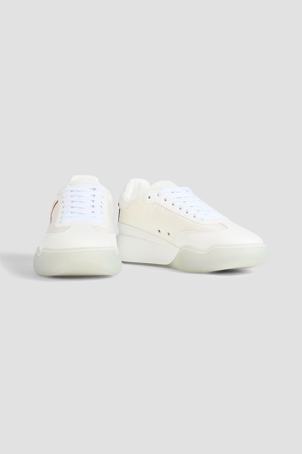 STELLA MCCARTNEY + Yoshitomo Nara Loop Twins printed twill sneakers