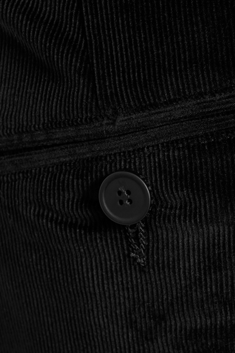 Weekend Max Mara Marucca Cotton-blend Corduroy Straight-leg Pants In Black