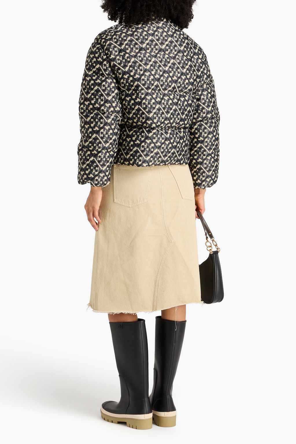 TORY BURCH جاكيت مبطّن محشو بالزغب من الجاكار