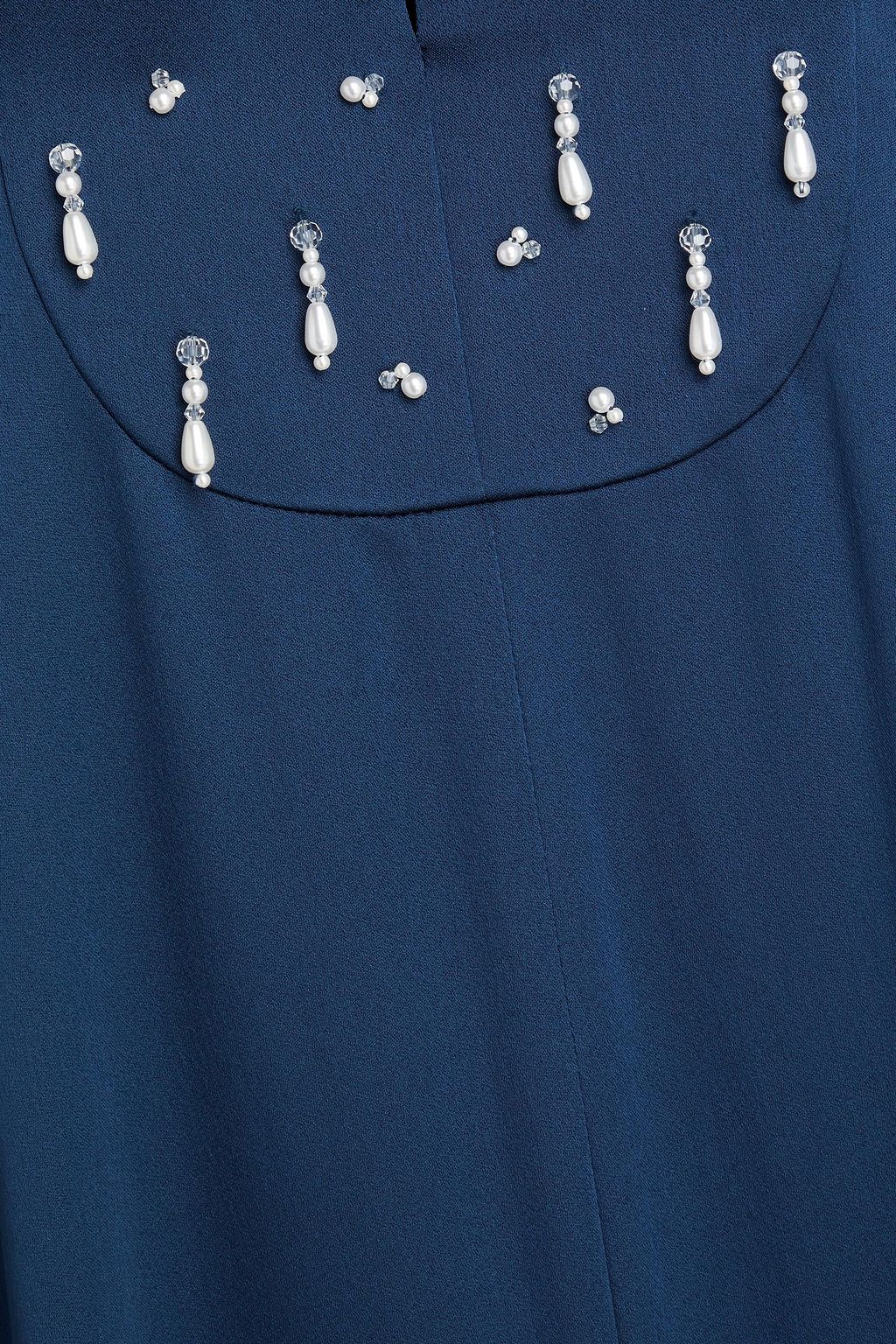 EMILIA WICKSTEAD Arles embellished satin maxi dress