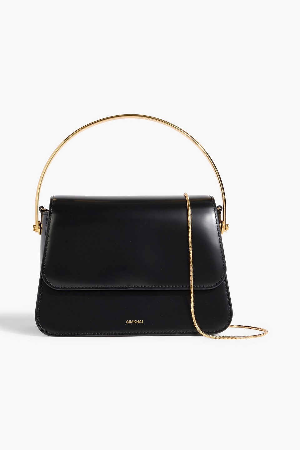 Simkhai Aria Leather Tote In Black