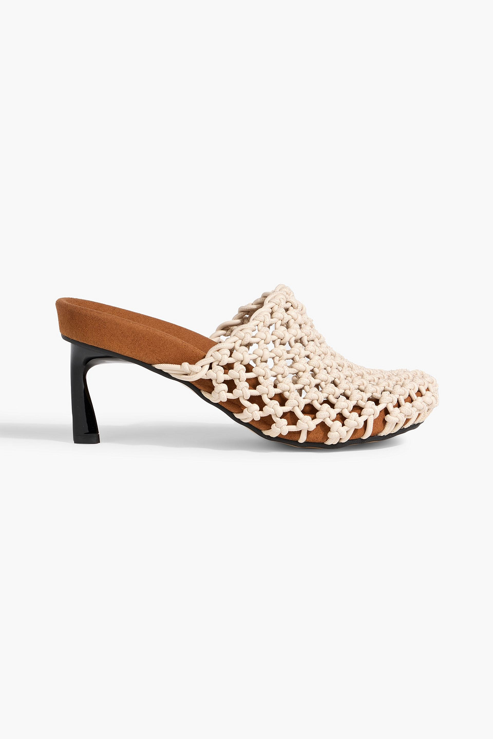 Stella Mccartney Terra Knotted Mules In Nude