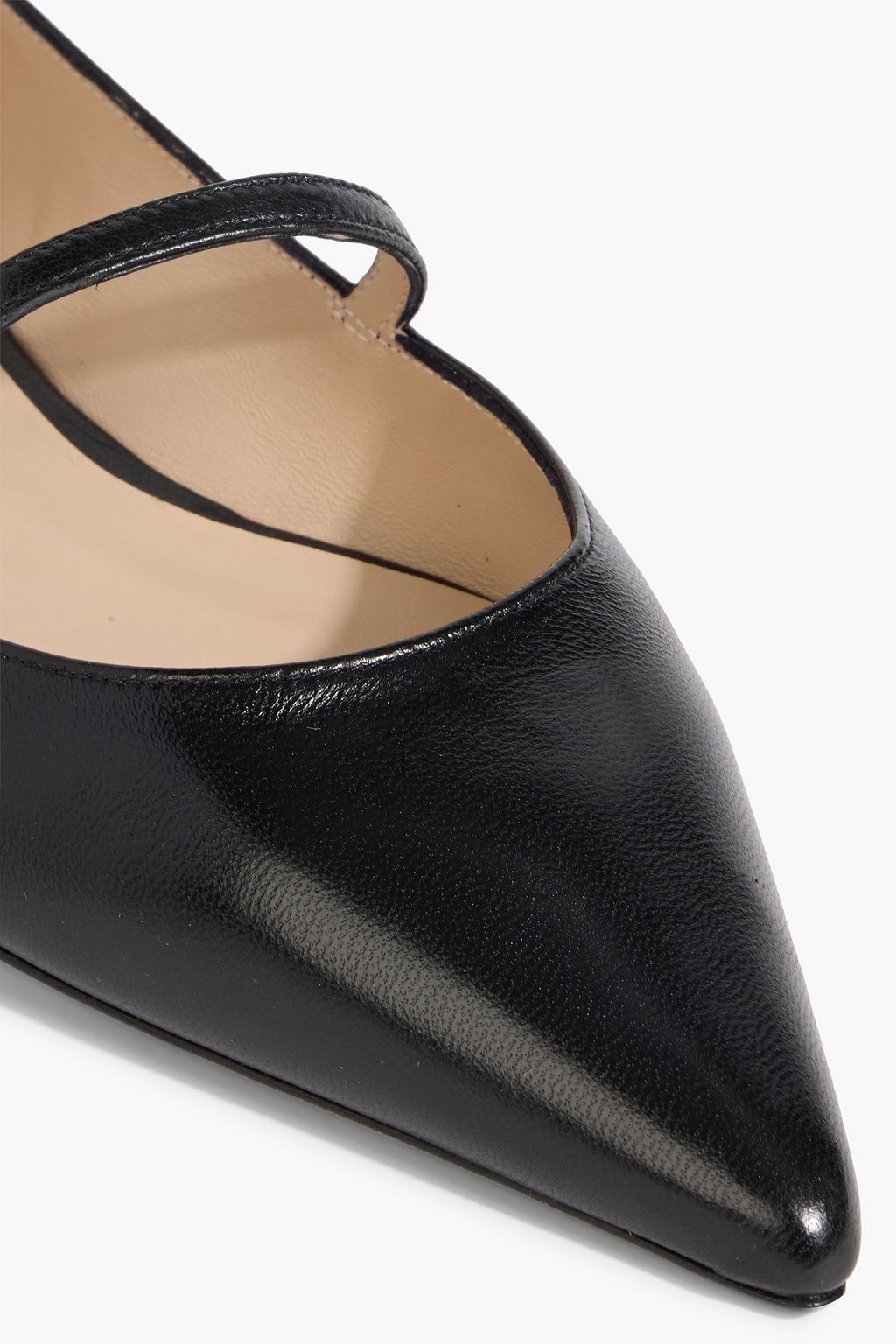 STUART WEITZMAN Emilia leather Mary Jane flats