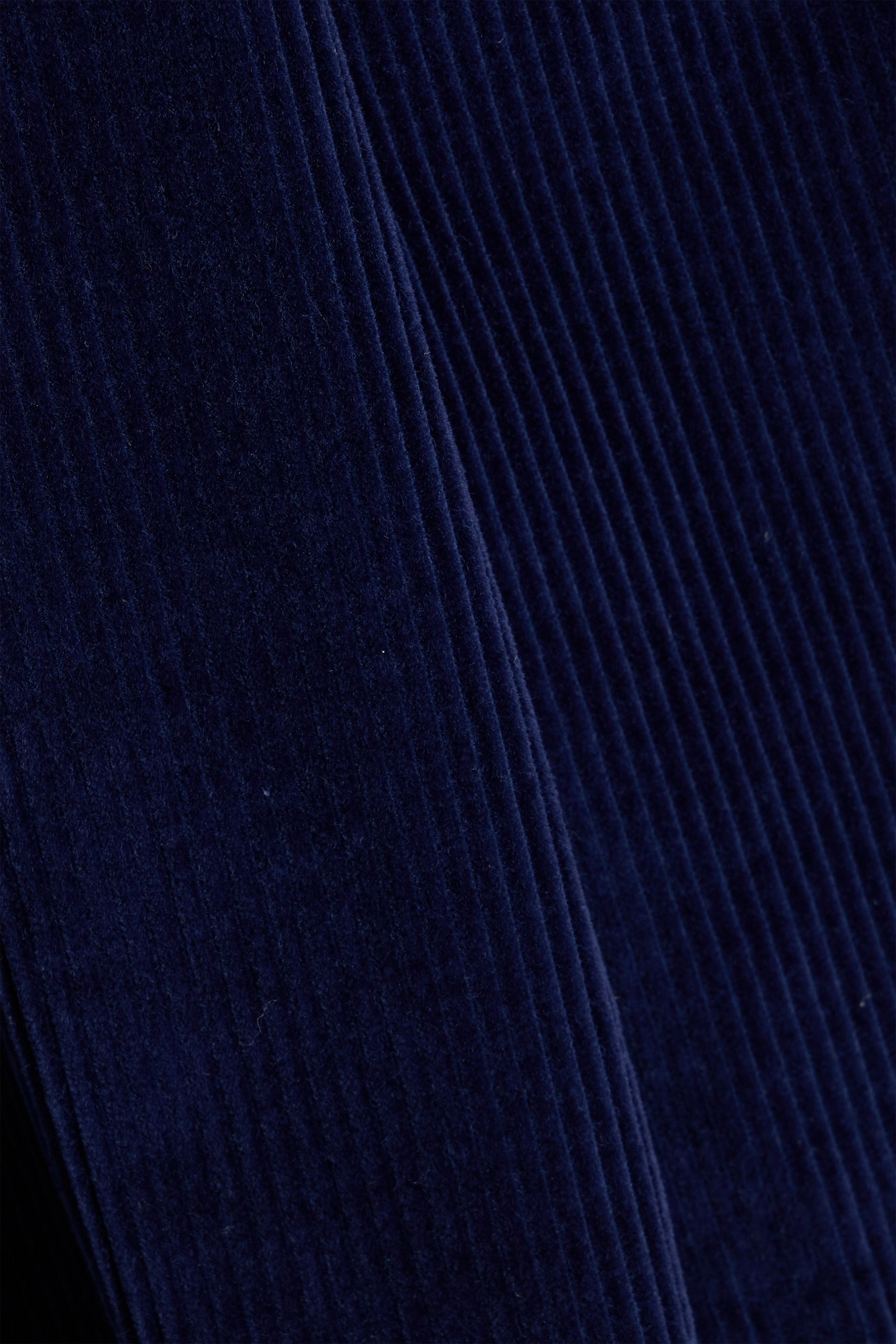 WEEKEND MAX MARA Zucca pleated cotton-corduroy mini skirt