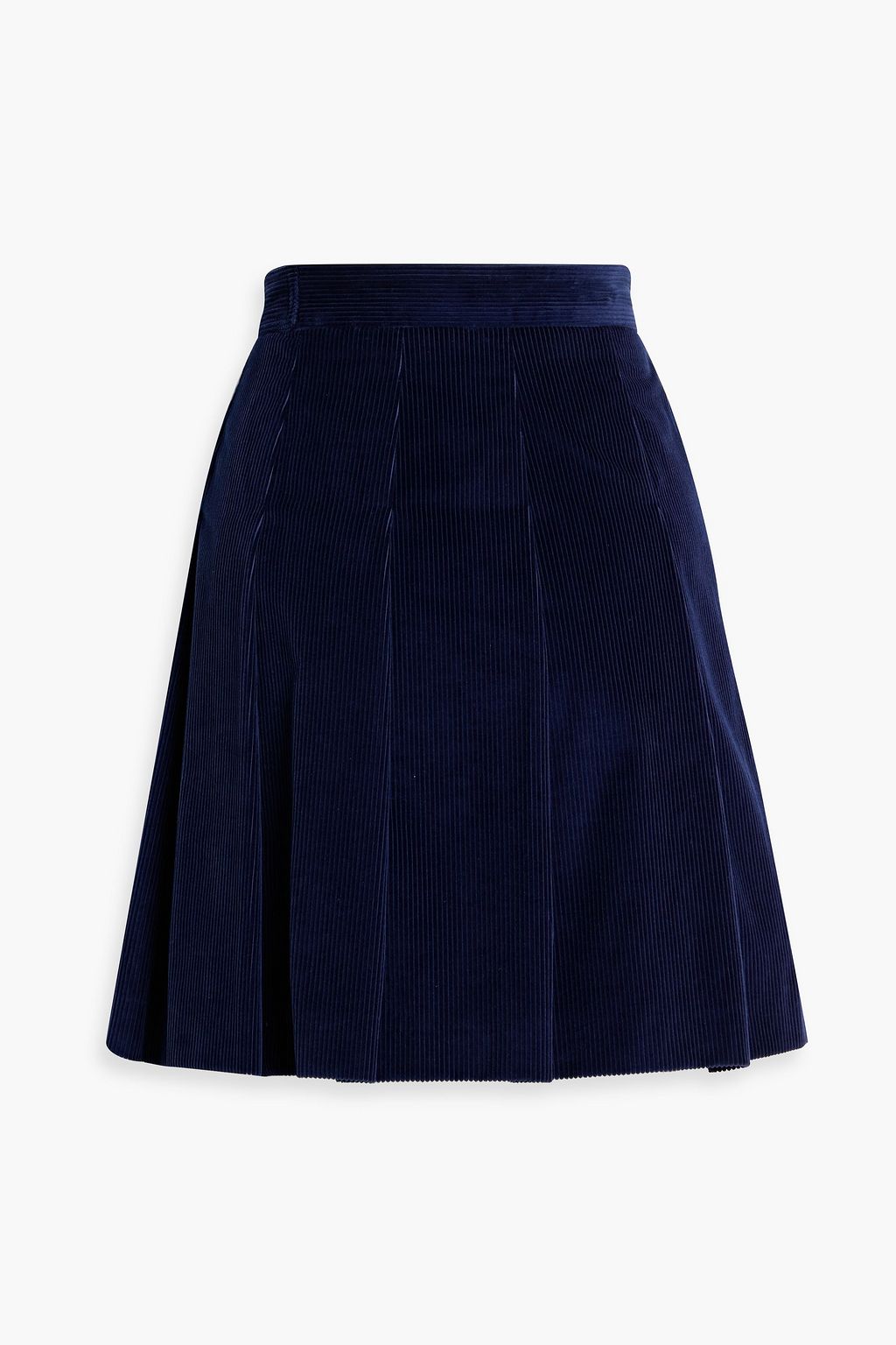 WEEKEND MAX MARA Zucca pleated cotton-corduroy mini skirt | THE OUTNET