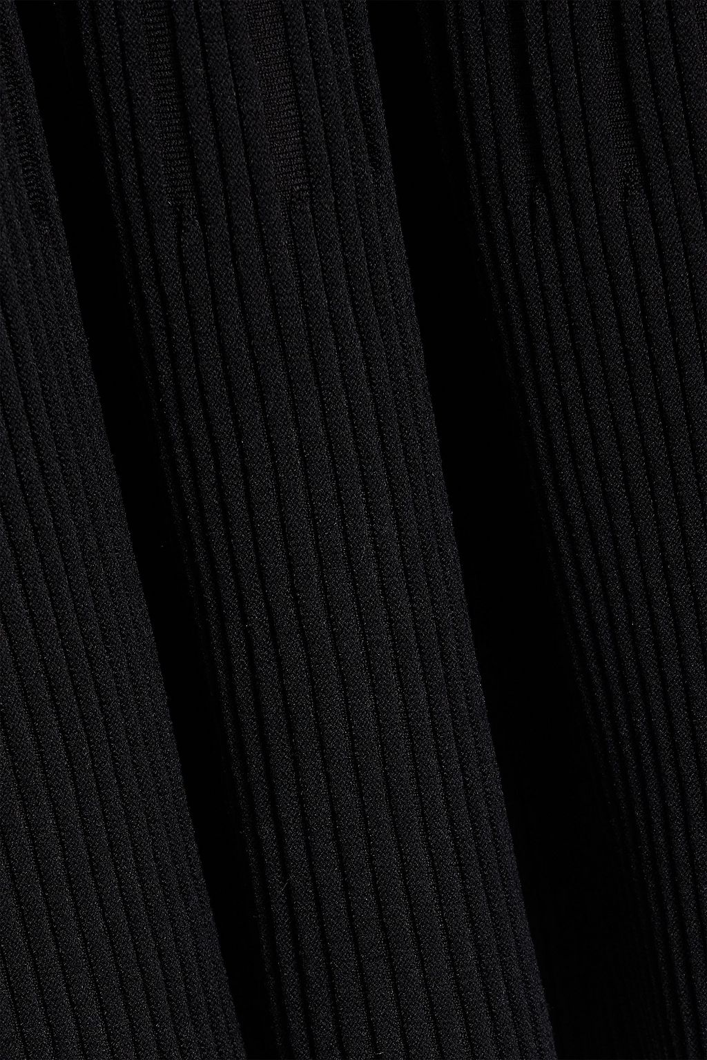 SIMKHAI Patricia ribbed-knit mini shirt dress