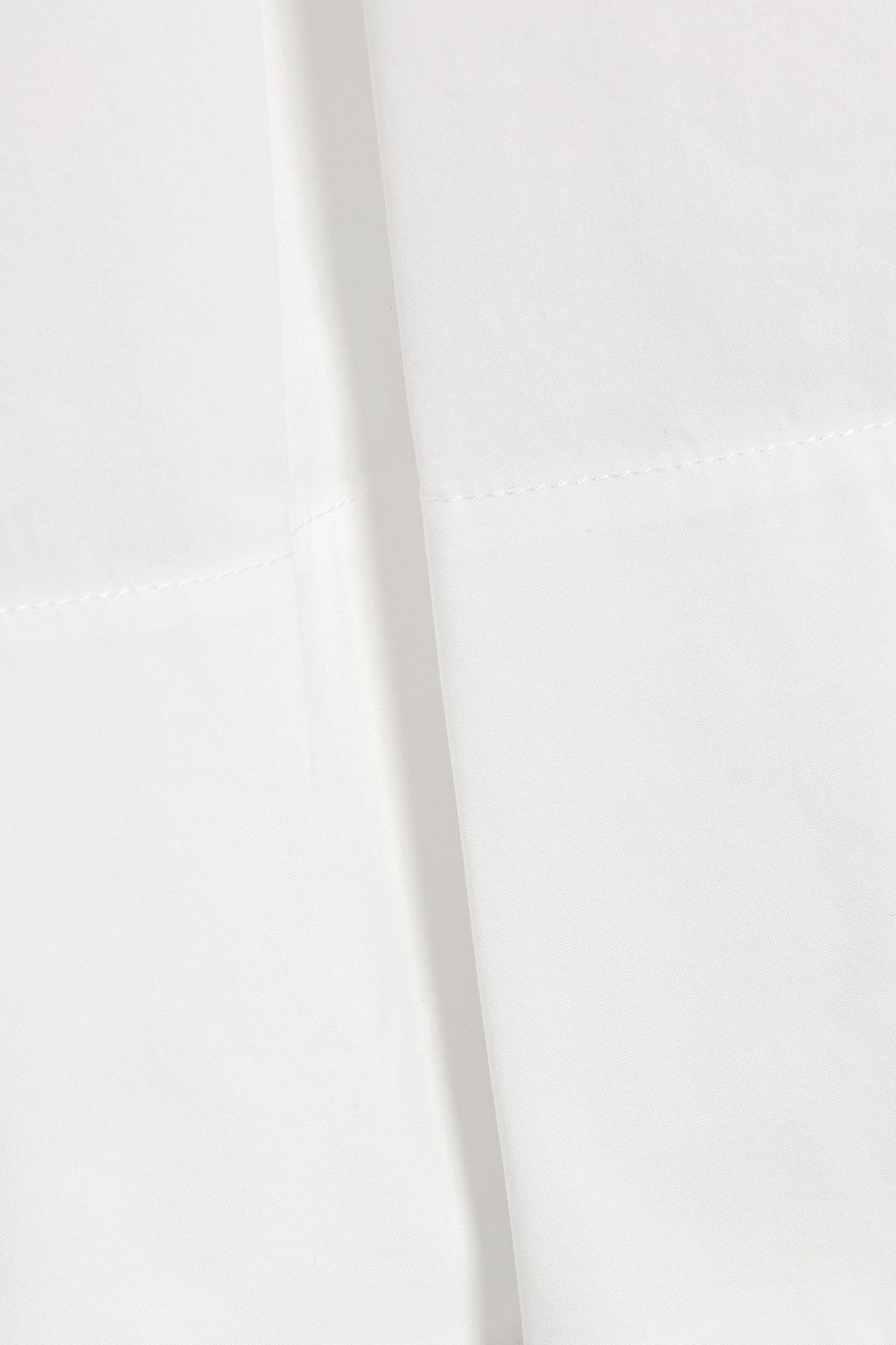 SIMKHAI Samantha pleated cotton-blend poplin skirt