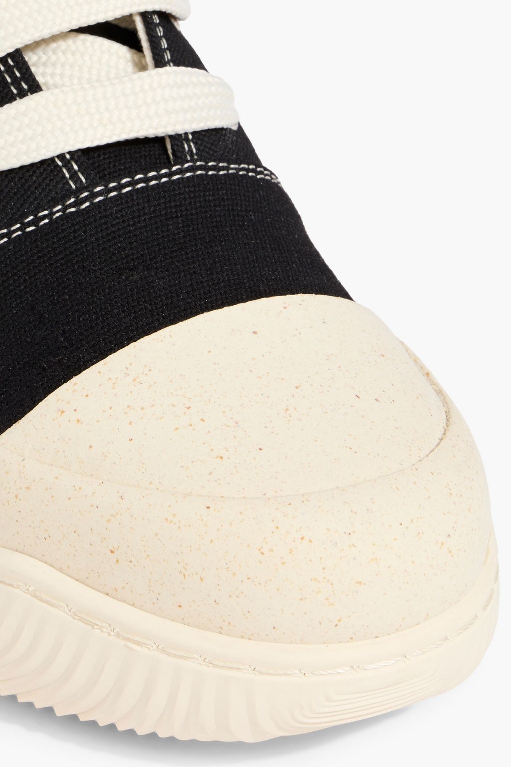 STELLA MCCARTNEY Loop canvas platform high-top sneakers