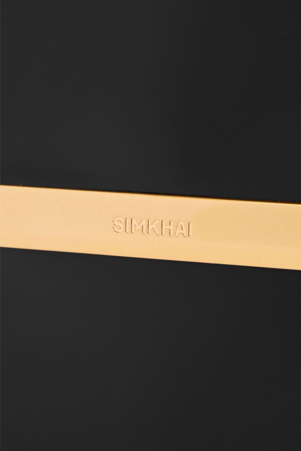 SIMKHAI Remy glossed-leather cross-body bag