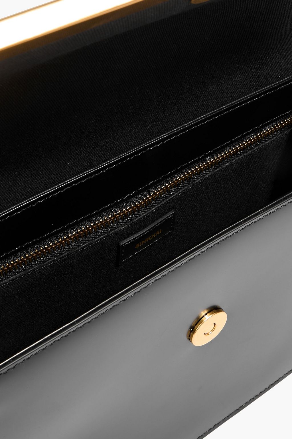 SIMKHAI Remy glossed-leather cross-body bag