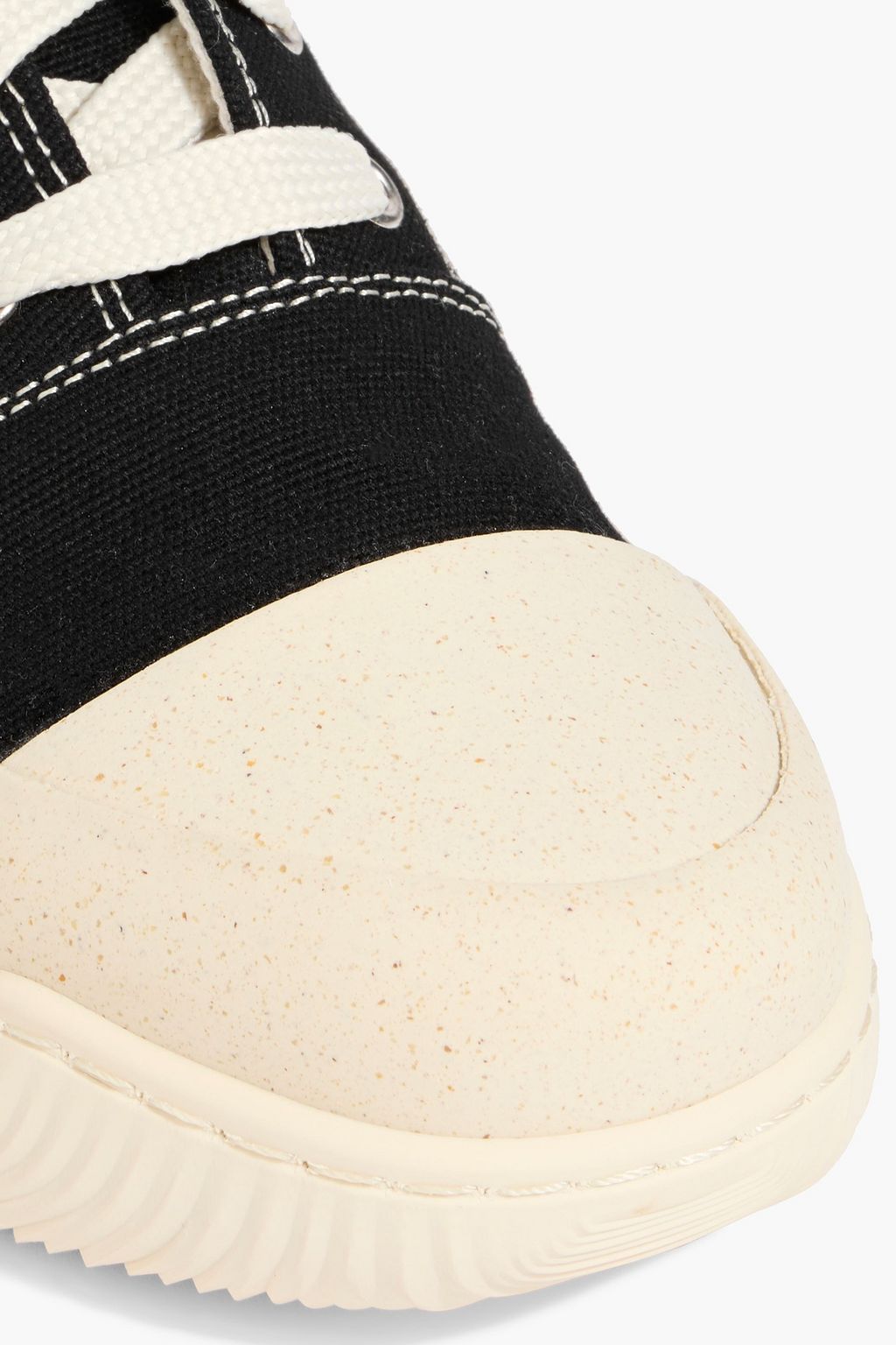 STELLA MCCARTNEY Loop canvas platform sneakers