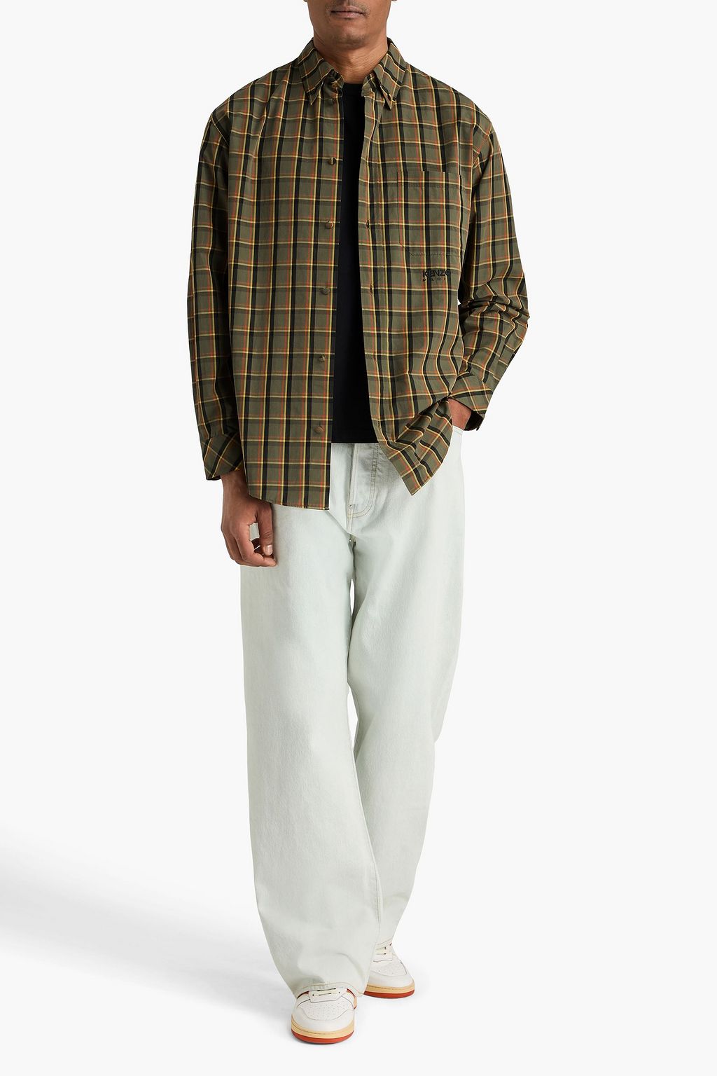 KENZO Checked cotton shirt