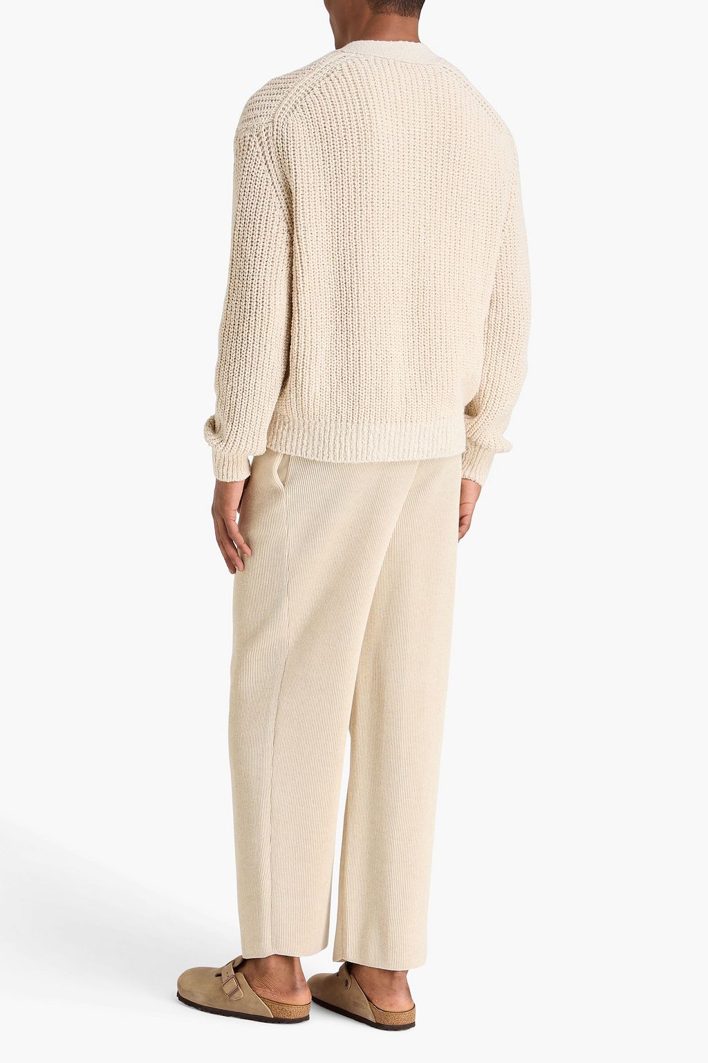 LEMAIRE Ribbed cotton cardigan